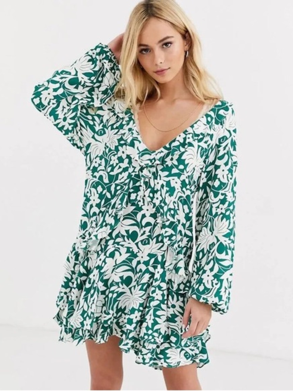 Free People Rebecca Floral Dress